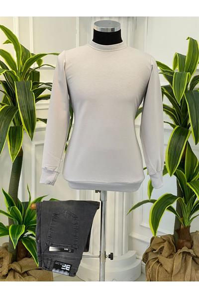 Sıfır Yaka Sweat 001 Gri