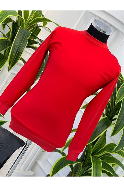 Sıfır Yaka Sweat 001 Kırmızı