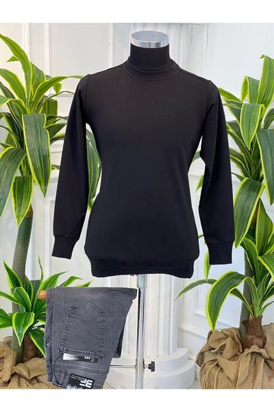 Sıfır Yaka Sweat 001 Siyah