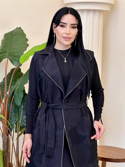 Sim Biyeli Yelek 486 T-25 Siyah