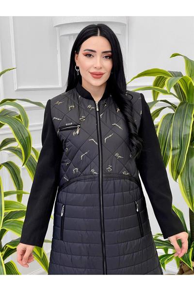 Sim Şerit Kapitone Kaban 720 Siyah