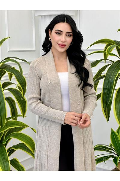 Simli Triko Hırka 3380 Taş