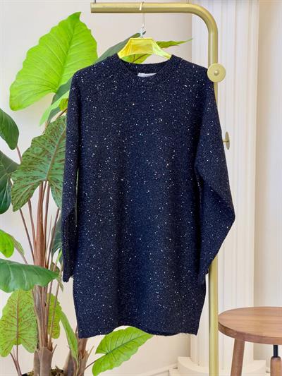 Simli Ve Pullu Tunik 7765 T-26 Siyah