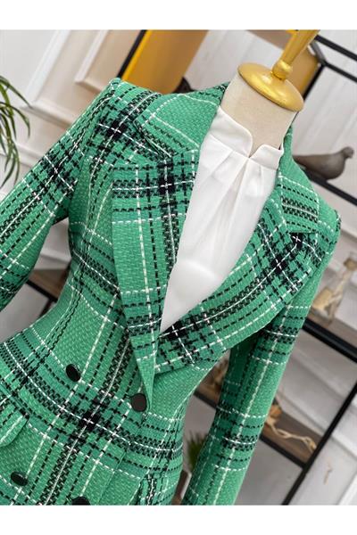 Spor Blazer Ceket 021 Yeşil