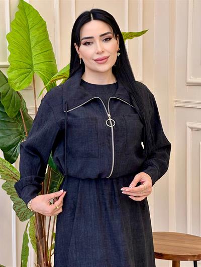 Spor Elbiseli Takım 12599 t0-025 Siyah