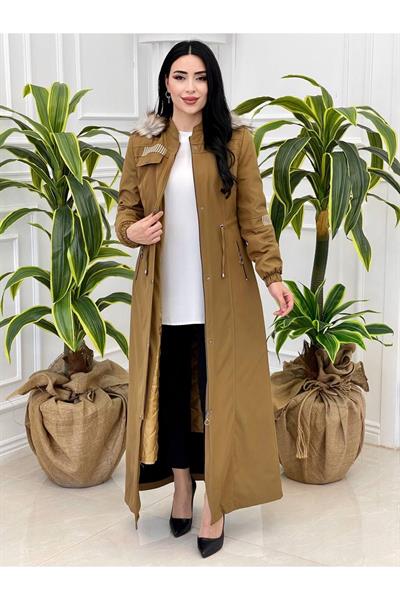 Spor Tam Boy Parka 4228 Taba