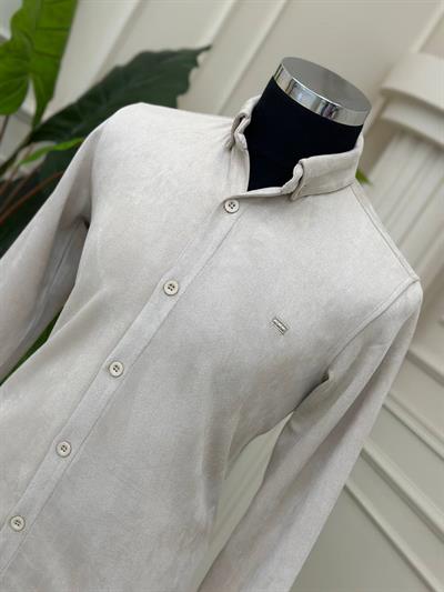 Süet Gömlek 1018 T-24 Bej