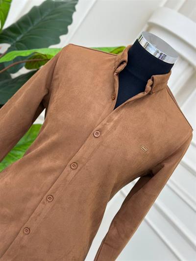 Süet Gömlek 1018 T-24 Taba