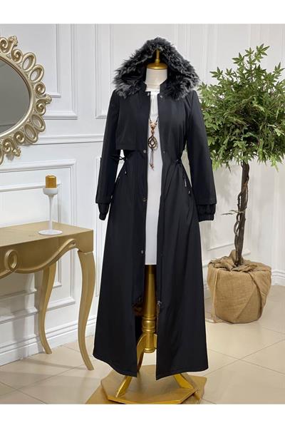 Tam Boy Parka 4211 Siyah