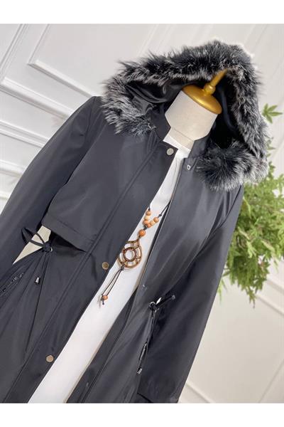 Tam Boy Parka 4211 Siyah