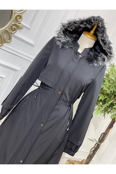 Tam Boy Parka 4211 Siyah