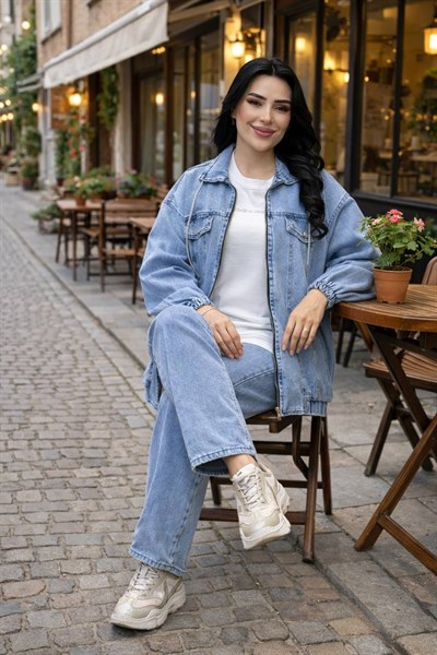 Taş Bağcık Denim Üçlü Takım 120342 T-26 Kot