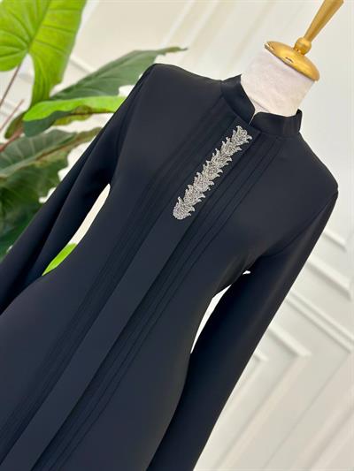Taş Detay Tunik 741 Siyah