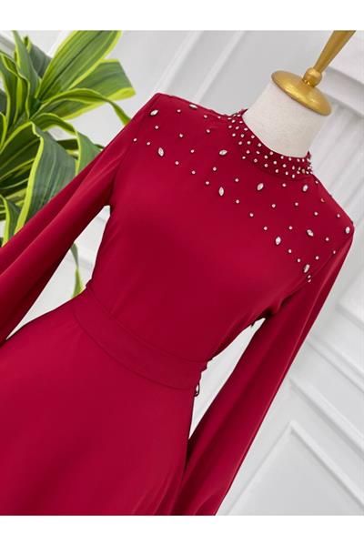 Taşlı Tunik 123 Kırmızı
