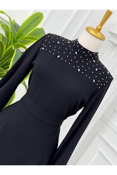 Taşlı Tunik 123 Siyah