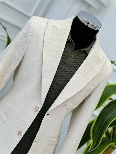 Tek Ceket Antıoch 4145 t-24 Krem