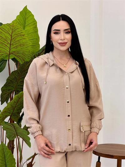 Tek Cep Spor İkili Takım 5532 Bej