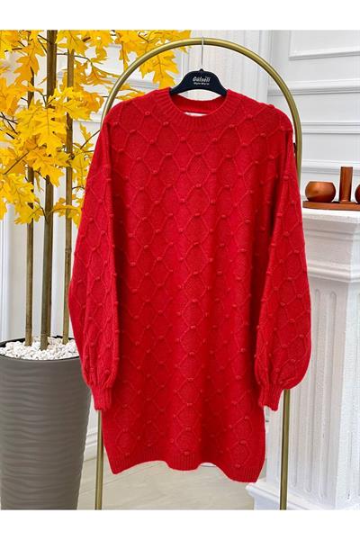 Tomurcuk Desen Tunik 7601 Nar Çiçeği