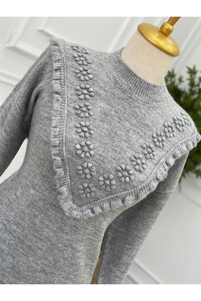 Tomurcuk Yumoş Tunik 7094 Gri