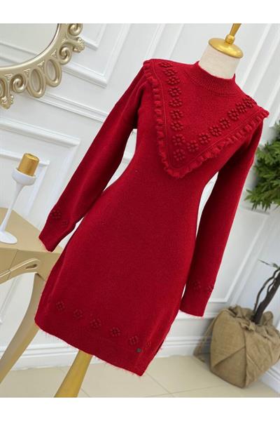 Tomurcuk Yumoş Tunik 7094 Kırmızı