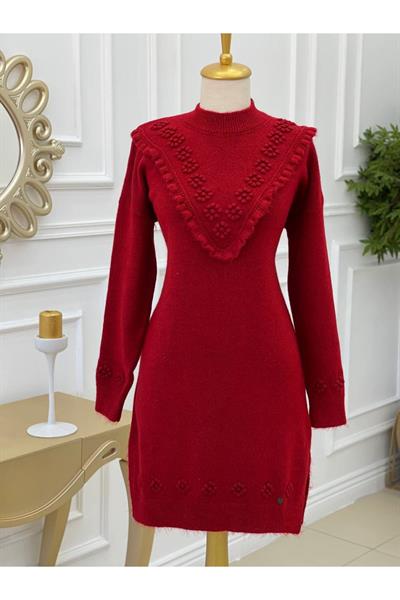 Tomurcuk Yumoş Tunik 7094 Kırmızı