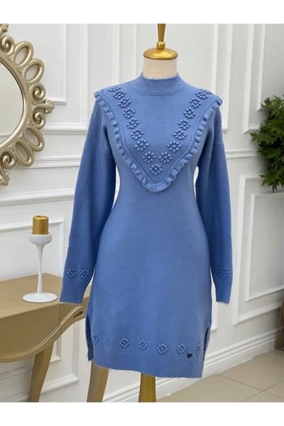 Tomurcuk Yumoş Tunik 7094 Mavi