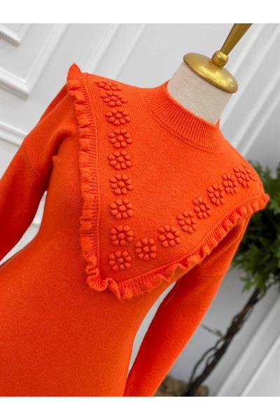 Tomurcuk Yumoş Tunik 7094 Turuncu