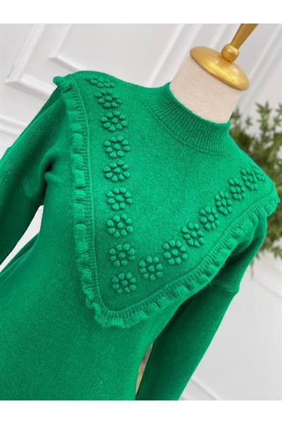 Tomurcuk Yumoş Tunik 7094 Yeşil