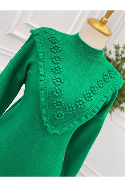 Tomurcuk Yumoş Tunik 7094 Yeşil
