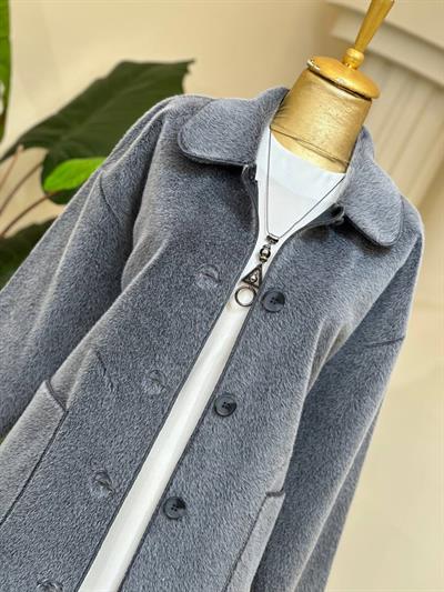Torba Cep Bebe Yaka Angora Kaban 15220 T-25 Gri
