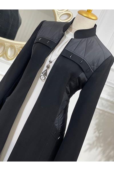 Torba Cep Kaşe Manto 584 Siyah