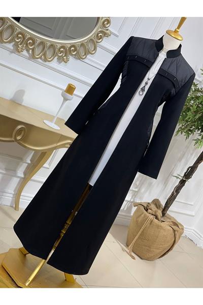 Torba Cep Kaşe Manto 584 Siyah