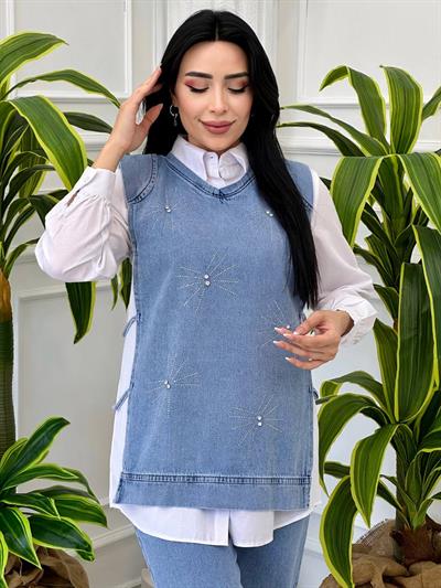 Üçlü Spor Kot Takım 12305 t-24 Kot