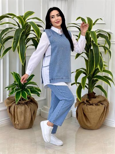 Üçlü Spor Kot Takım 12305 t-24 Kot