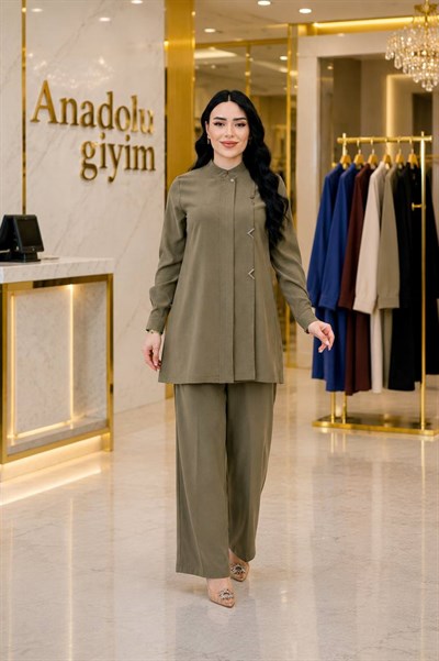 V Zımba Spor İkili Takım 2304 T-26 Haki