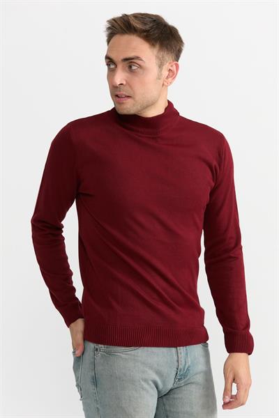 Violet Yarım Balıkçıl Kazak 505-Bordo