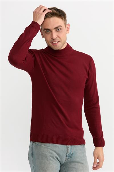 Violet Yarım Balıkçıl Kazak 505-Bordo