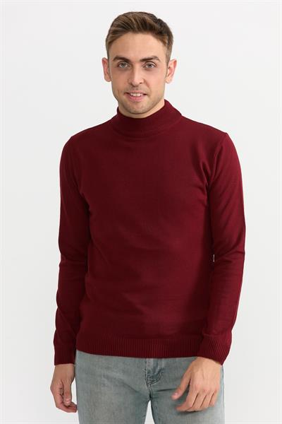 Violet Yarım Balıkçıl Kazak 505-Bordo