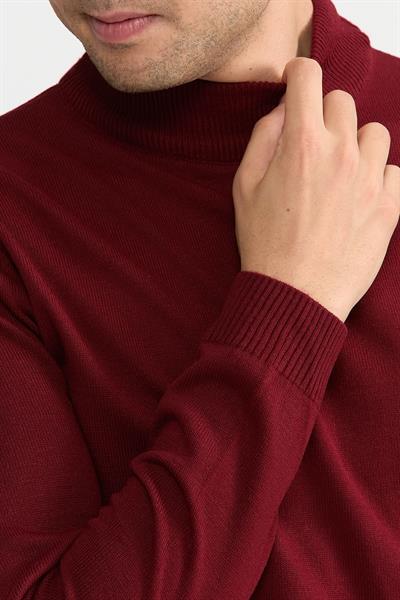 Violet Yarım Balıkçıl Kazak 505-Bordo