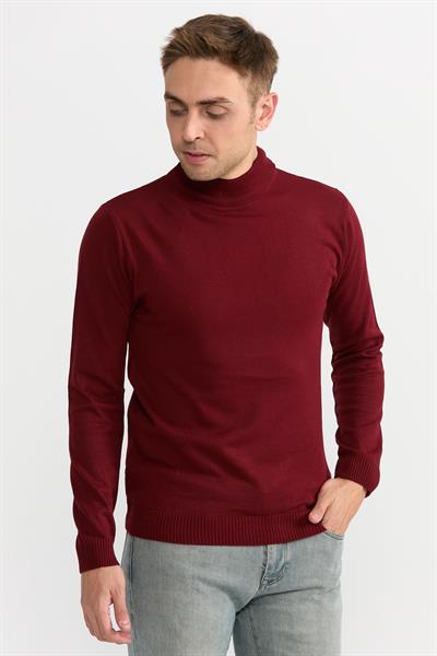 Violet Yarım Balıkçıl Kazak 505-Bordo