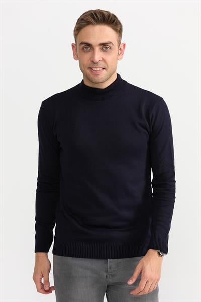 Violet Yarım Balıkçıl Kazak 505 Lacivert