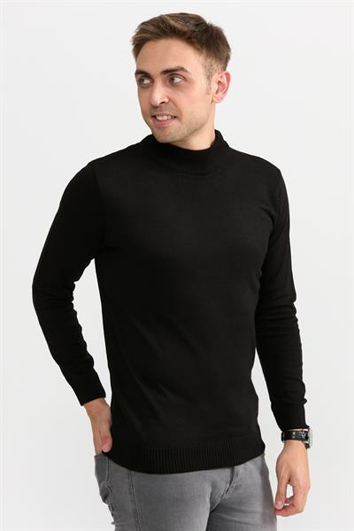 Violet Yarım Balıkçıl Kazak 505 Siyah