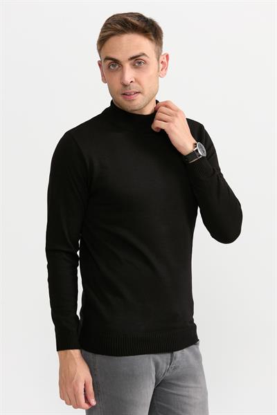 Violet Yarım Balıkçıl Kazak 505 Siyah