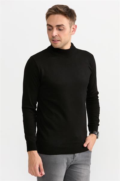 Violet Yarım Balıkçıl Kazak 505 Siyah