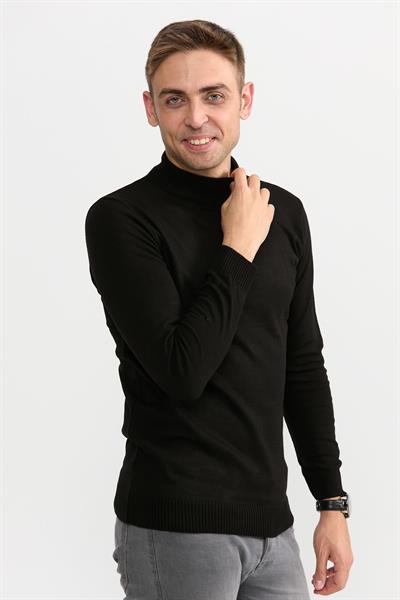 Violet Yarım Balıkçıl Kazak 505 Siyah