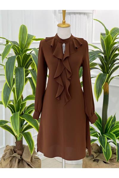 Volan Yaka Tunik 2014 Kahverengi