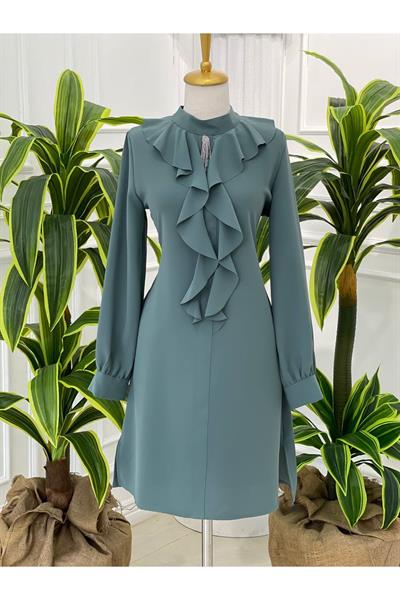 Volan Yaka Tunik 2014 Mint yeşili