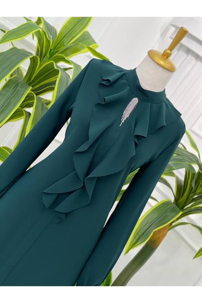 Volan Yaka Tunik 2014 Zümrüt Yeşil