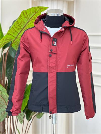 Yağmurluk Mont 4554 t-24 Bordo