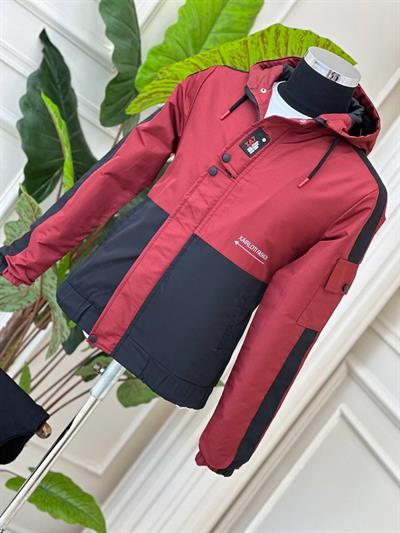 Yağmurluk Mont 4554 t-24 Bordo